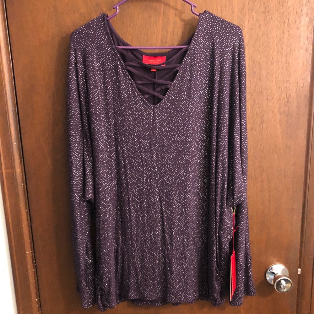 Jennifer Lopez glitter shirt